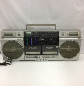  SHARP シャープ GF-757 ラジオ付きテープレコーダー　昭和レトロ