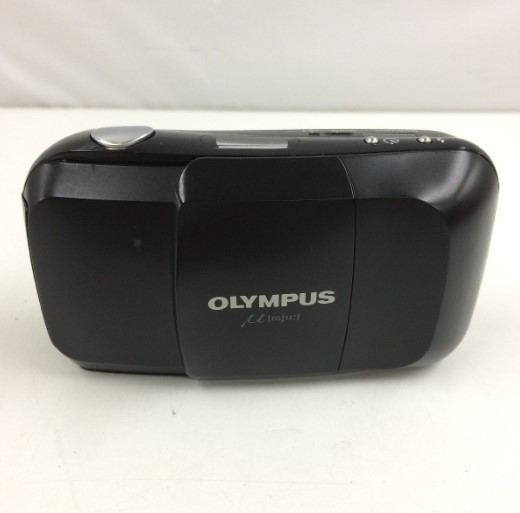 OLYMPUS μ mju ブラック 35mm F3.5 広角 単焦点 コンパクトフィルム