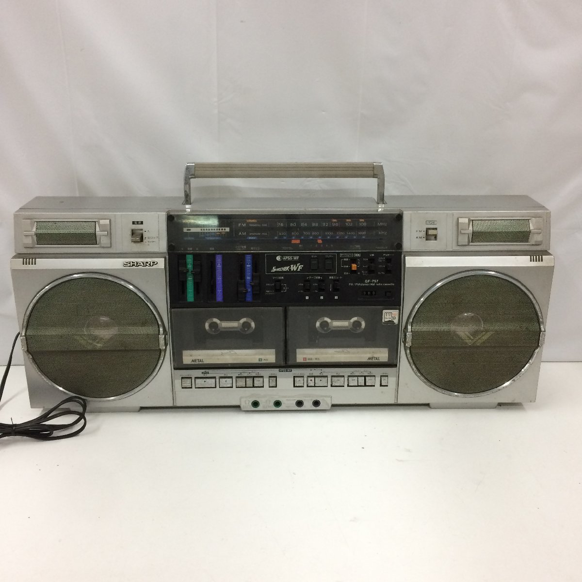 ソニーSharp GF-757 radio cassette