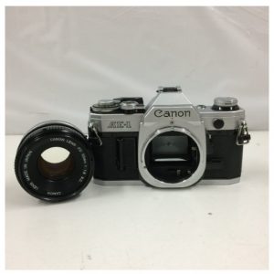  レンズ付　キヤノン CANON AE-1 ボディー+FD S.C. 50mm 1.8 フィルムカメラ