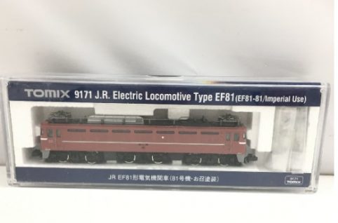 TOMIX 9171 J.R. Electric Locomotive Type EF81電気機関車（81号機・お召塗装)
