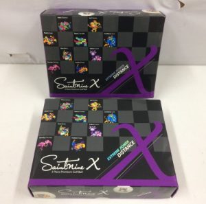 外箱開封済・未使用 Saintnine X セイントナイン ゴルフボール 2箱セット