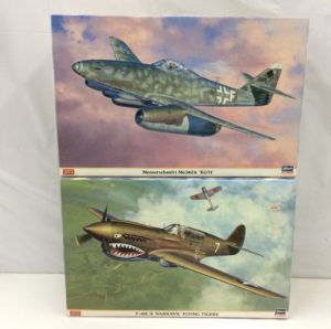 HASEGAWA　1/32 P-40E /K ウォーホーク ‘’フライング タイガース＆メッサーシュミット Me262A