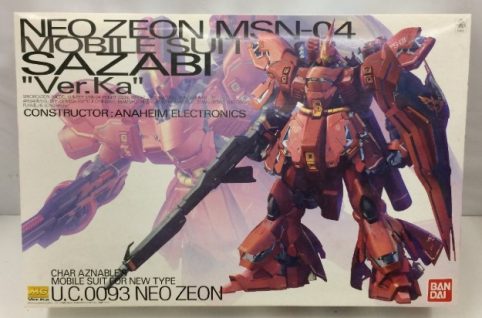 MG 1/100 MSN-04 サザビーVer.ka 一部組立済