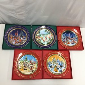 東京ディズニーランド クリスマスファンタジー プレート 皿 2001～2005 5枚セット