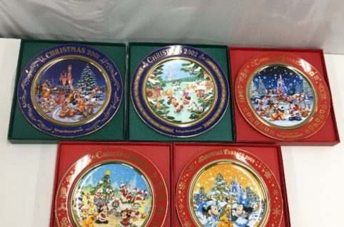 東京ディズニーランド クリスマスファンタジー プレート 皿 2001～2005 5枚セット