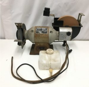新興製作所 DOUBLE GRINDER ダブルグラインダー SDG-193F AC 100V 50/60Hz たて型電動水研機 研磨