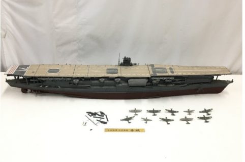 戦艦プラモデル　日本海軍　航空母艦　赤城